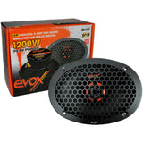 Medio Rango + Driver de Bala Open Show Evox EVX69CX 1200W 6x9 PLG