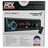 Estéreo 1 DIN MTX Audio MTX-460CD CD Android iOS Siri USB Bluetooth Aux RGB - Audioshop México lo mejor en Car Audio en México -  MTX Audio