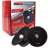 Par De Medios Rangos Rock Series RKS-R65PRO 600W 6.5 PLG Open Show