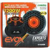 Medio Rango + Driver Open Show Evox EVX65DR 1200W 6.5 PLG