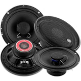 Paquete 4 Bocinas Coaxiales 6.5 Pulgadas Audiopipe CSE1602T