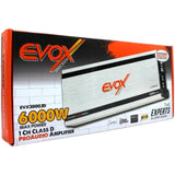 Amplificador Monoblock Evox EVX3000.1D 6000W Clase D Open Show