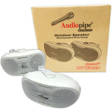 Bocinas Marinas Dual Para Exteriores Audiopipe ODP-OV24WH 80W 4 PLG