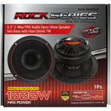Par De Medios Rangos Con Driver Rock Series RKS-R65OST 1000W 6.5 PLG Open Show - Audioshop México lo mejor en Car Audio en México -  Rock Series