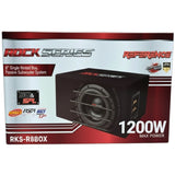 Cajón Con Subwoofer Rock Series RKS-R8BOX 1200W 8 PLG - Audioshop México lo mejor en Car Audio en México -  Rock Series