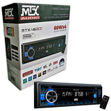 Estéreo 1 DIN MTX Audio MTX-460CD CD Android iOS Siri USB Bluetooth Aux RGB - Audioshop México lo mejor en Car Audio en México -  MTX Audio