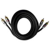 Cable de Audio RCA 17 Pies 5.18 m Audiopipe APPRO-17M 24K - Audioshop México lo mejor en Car Audio en México -  Audiopipe