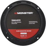 Bocina Medio Rango 6.5 PLG MONSTER SMA651 1000W 8 Ohms Openshow