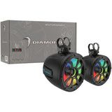 Bocinas de Torre Diamond Audio POD8F4B 8 PLG 350W RGB
