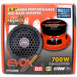 Medio Rango Evox EVX65MB 6.5 PLG 350W