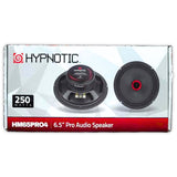 Par de Medios Rango 6.5 Hypnotic HM65PRO4 250W Openshow Slim - Audioshop México lo mejor en Car Audio en México -  Hypnotic