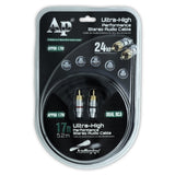 Cable de Audio RCA 17 Pies 5.18 m Audiopipe APPRO-17M 24K - Audioshop México lo mejor en Car Audio en México -  Audiopipe
