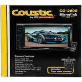 Autoestéreo Coustic CO-2800 Con BT 2 Din 6.2 PLG - Audioshop México lo mejor en Car Audio en México -  Coustic