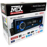 Autoestéreo 1 DIN MTX-430BT USB Bluetooth Siri 10 Bandas Eq. - Audioshop México lo mejor en Car Audio en México -  MTX Audio