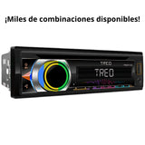 Estéreo 1 DIN Desmontable Treo TREOF1CD 60W x 4 Mecanismo CD, USB y BT Control remoto - Audioshop México lo mejor en Car Audio en México -  Treo