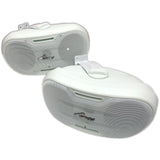 Bocinas Marinas Dual Para Exteriores Audiopipe ODP-OV24WH 80W 4 PLG