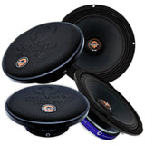 Par de Medios Rangos Quantum Audio QPSM6v4 300W 6.5 PLG