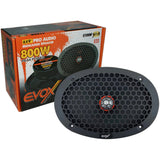 Medio Rango Open Show Evox EVX69MR 800W 6x9 PLG