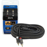 Cable RCA Blindaje Cuádruple DB Link MG15 4.6M - Audioshop México lo mejor en Car Audio en México -  DB LINK