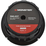 Bocina Medio Rango 6.5 PLG MONSTER SML657 800W 8 Oh Openshow