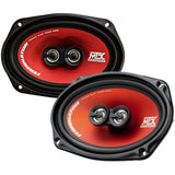 Bocinas Coaxiales MTX TR69C 320W 6x9 PLG 4 Ohms