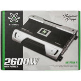 Amplificador 4 Canales Atomic Audio KRYPTON4 2600W Clase AB - Audioshop México lo mejor en Car Audio en México -  Atomic Audio