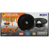 Medios Rangos Evox EVX8MRE 8 PLG 1200W Open Show