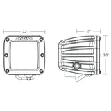 Par Faros Rigid D-series Spot Ambar Pro Utv Jeep 4x4 Offroad - Audioshop México lo mejor en Car Audio en México -  RIGID