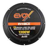 Medio Rango + Driver de Bala Open Show Evox EVX8CX 1200W 8 PLG