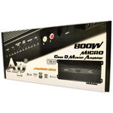 Amplificador Audiopipe APMCRO-1800 Clase D 800W con Control para Bajos - Audioshop México lo mejor en Car Audio en México -  Audiopipe