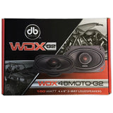 Bocinas DB Drive WDX46MOTO-G2 4X6 PLG 150W 2 Vías - Audioshop México lo mejor en Car Audio en México -  DB Drive
