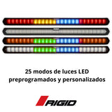 Barra de luz Chase LED Rigid 5 Colores 28 Pulgadas Montaje - Audioshop México lo mejor en Car Audio en México -  RIGID