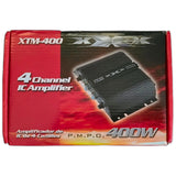 Amplificador 4 Canales Audiopipe XTM-400 400W Crossover XXX Series - Audioshop México lo mejor en Car Audio en México -  Audiopipe