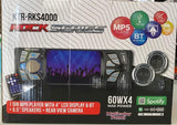 Estéreo 1 DIN Rock Series KTR-RKS4000 Bluetooth 2 Usb + Bocinas 6.5" + Cámara Reversa - Audioshop México lo mejor en Car Audio en México -  Rock Series