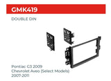 Frente Base Autoestéreo 2 DIN American International GMK419 Chevrolet Aveo Pontiac G3 2007-2011 Vari - Audioshop México lo mejor en Car Audio en México -  American International