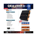 Amplificador Monoblock Quantum QEA1500.1 1500 Watts Clase A/B 2 Ohms con Controlador de bajos