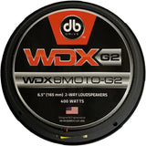 Bocinas Marinas DB Drive WDX6MOTO-G2 400 Watts 6.5 Pulg ... - Audioshop México lo mejor en Car Audio en México -  DB Drive