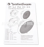 Bocinas Coaxiales Full-Range Rockford Fosgate P1462 70 Watts 4x6 Pulgadas 4 Ohms 2 Vías - Audioshop México lo mejor en Car Audio en México -  Rockford Fosgate