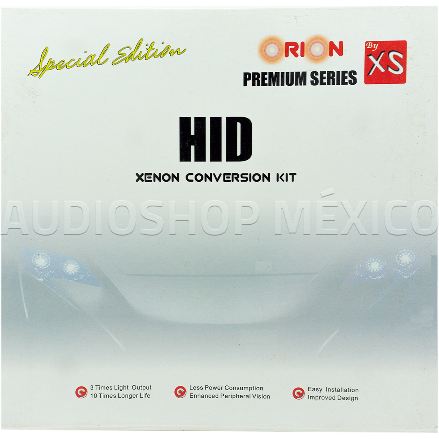 Kit de Conversión Xenón HID Orion by XS H3 6000k Edición Especial Fácil Instalación - Audioshop México lo mejor en Car Audio en México -  Orion