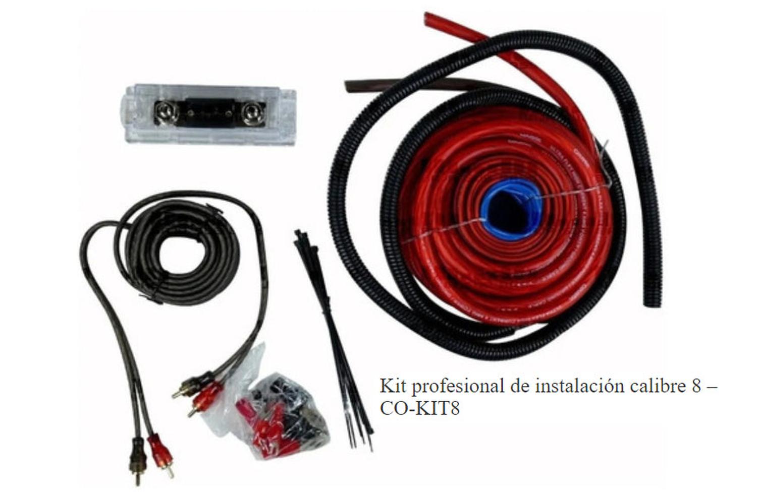 Kit de Cableado para Instalación de Amplificador Coustic CO-KIT8 Calib –  Audioshop México lo mejor en Car Audio en México