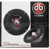 Medios Rangos DB Drive P3M 6C 450 Watts 6.5 Pulgadas 8 Ohms PRO Audio Series (Venta por par) - Audioshop México lo mejor en Car Audio en México -  DB Drive