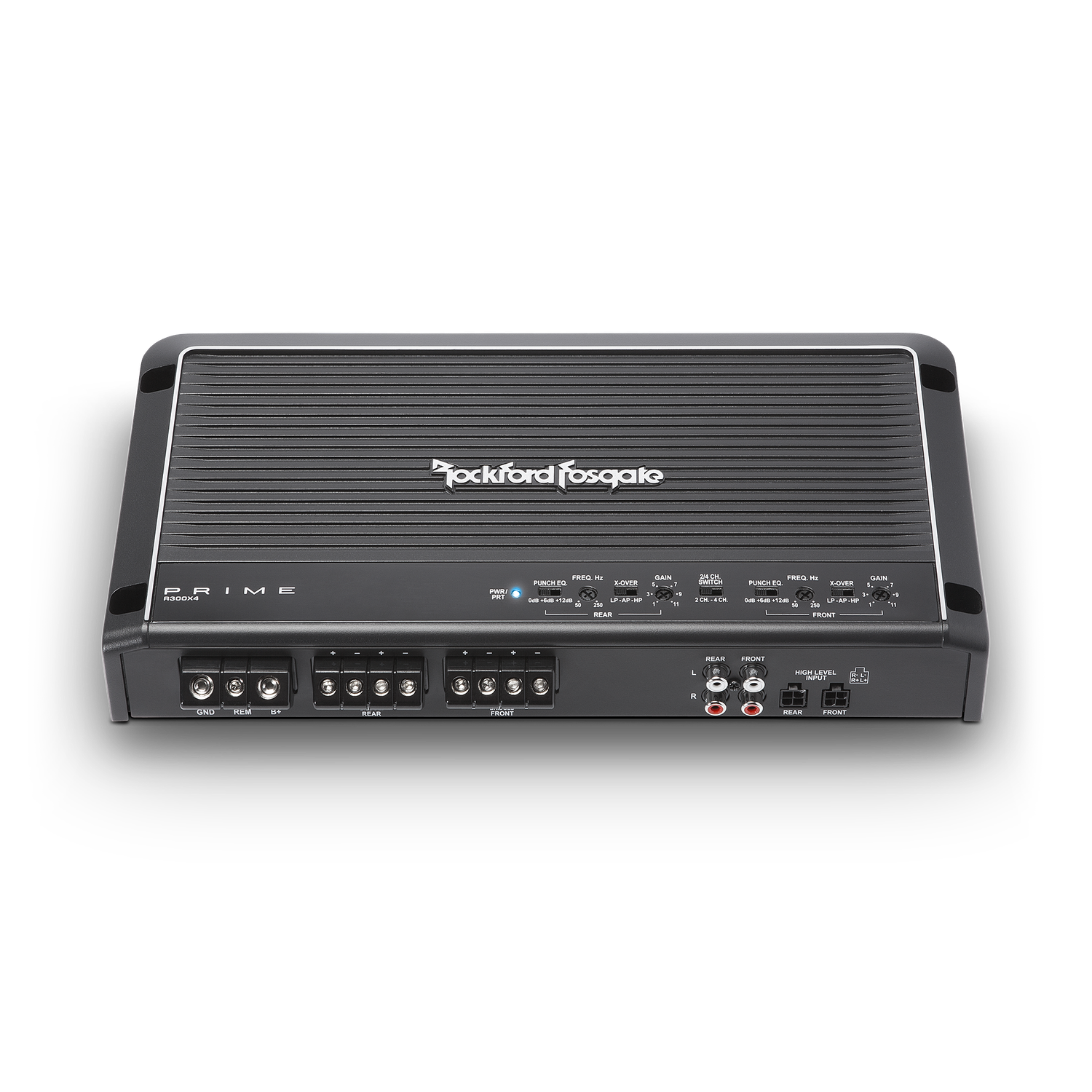 Amplificador 4 Canales Rockford Fosgate R300X4 300 Watts Clase AB