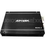 Amplificador 4 Canales Jc Power M200.4 400 Watts Clase Ab 2 Ohms - Audioshop México lo mejor en Car Audio en México -  JC Power