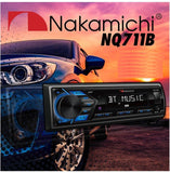 Autoéstereo para auto 1 DIN Nakamichi NQ711B Desmontable con USB y Bluetooth, Auxiliar, FM con App - Audioshop México lo mejor en Car Audio en México -  Nakamichi