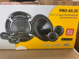 Set De Medios Profesional Coustic Pro-65.2c 500 Watts 6.5 Pulgadas 2 Vias - Audioshop México lo mejor en Car Audio en México -  Coustic