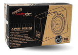 Cajón con Subwoofer Plano Amplificado Audiopipe APSB-10SLM 400 Watts 10 Pulgadas 4 Ohms Doble Bobina - Audioshop México lo mejor en Car Audio en México -  Audiopipe