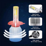 Kit 2 Luces Led C6.2 9005 9006 H7 H11 40 Watts 6000k Calidad - Audioshop México lo mejor en Car Audio en México -  C6.2
