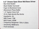 Medio Rango Open Show Audio Labs ADL-65OS3 400 Watts 6.5 Pulgadas 4 Ohms 75 Watts RMS - Audioshop México lo mejor en Car Audio en México -  Audio Labs