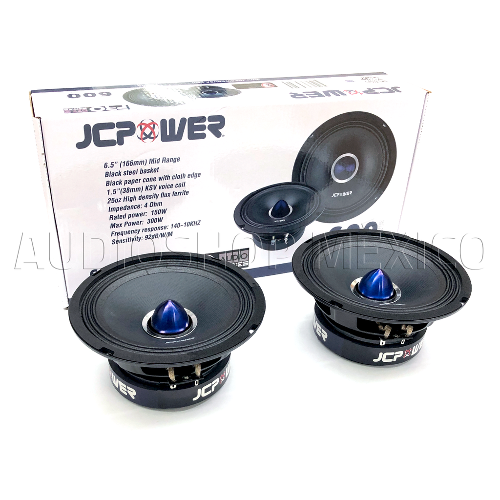 Jc Power Rps65m Set de Medios Rangos Jc Power P65M 600 Watts 6.5 Openshow Spl + Driver ...