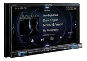 Autoestéreo Pantalla 2 DIN Alpine iLX-207 Apple Carplay Android Carátula Motorizada y Desmontable